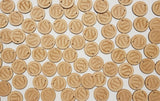 10 pack of round 40x3mm Business tags - Craft Me Pretty (CMP Lasercraft - Perth Laser cutting)