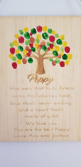 Father's day finger painting board - Craft Me Pretty (CMP Lasercraft - Perth Laser cutting)