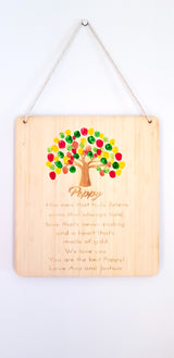 Father's day finger painting board - Craft Me Pretty (CMP Lasercraft - Perth Laser cutting)