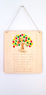 Father's day finger painting board - Craft Me Pretty (CMP Lasercraft - Perth Laser cutting)