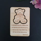 Bear Hug - Craft Me Pretty (CMP Lasercraft - Perth Laser cutting)