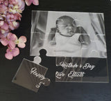 personalised gift, baby announcement, grandparents gift, Personalised puzzle, jigsaw puzzle, acrylic puzzle, baby announcement puzzle, flower girl puzzle, perth laser engraving, laser cutting perth, perth laser cutting, perth laser cut, mother's day gift, photo puzzle, laser engraved photo, mother's day gift idea, perth laser cutting, father's day gift