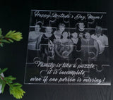 personalised gift, baby announcement, grandparents gift, Personalised puzzle, jigsaw puzzle, acrylic puzzle, baby announcement puzzle, flower girl puzzle, perth laser engraving, laser cutting perth, perth laser cutting, perth laser cut, mother's day gift, photo puzzle, laser engraved photo, mother's day gift idea, perth laser cutting, father's day gift