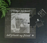 personalised gift, baby announcement, grandparents gift, Personalised puzzle, jigsaw puzzle, acrylic puzzle, baby announcement puzzle, flower girl puzzle, perth laser engraving, laser cutting perth, perth laser cutting, perth laser cut, mother's day gift, photo puzzle, laser engraved photo, mother's day gift idea, perth laser cutting, father's day gift