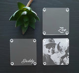 Personalised drink coaster, personalised gift, perth laser cut, perth laser engraving, personalised coaster, coaster, drink coaster, acrylic coaster, personalised gift, engrave coaster, mother's day gift ideas, Mother's day gift, gift for her, gift ware, perth laser cut, perth laser engraving, grandparents gift, home ware, personalised gift, table ware, gift for home, Father's day gift, valentine's gift, gift for him, 