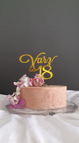 Alana's 21 cake topper