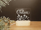 night light, perth night light, kid night light, personalised night light, personalised gift, personalised night light, room decoration night light, gift for girls, perth laser cut, perth laser engraving