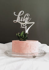 Name cake topper