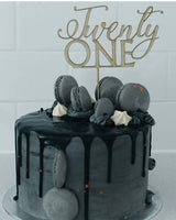 Twenty one Cake Topper - Craft Me Pretty (CMP Lasercraft - Perth Laser cutting)name cake topper, perth cake topper, silver acrylic cake topper, cake topper perth, 18th birthday cake topper, laser cut cake topper, personalised cake topper, perth cake topper, perth personalised cake topper