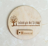 Personalised flatlay logo plaque - Craft Me Pretty (CMP Lasercraft - Perth Laser cutting)