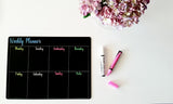 Weekly Planner/ Meal Planner - Craft Me Pretty (CMP Lasercraft - Perth Laser cutting)