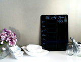 Weekly Planner/ Meal Planner - Craft Me Pretty (CMP Lasercraft - Perth Laser cutting)