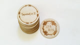 Personalised flatlay logo plaque - Craft Me Pretty (CMP Lasercraft - Perth Laser cutting)