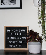 Petite Oak letter board - Craft Me Pretty (CMP Lasercraft - Perth Laser cutting)